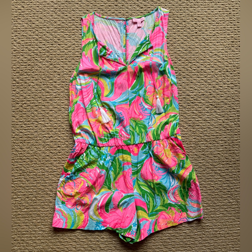 Lilly Pulitzer So A Peeling Tybee Romper size Large